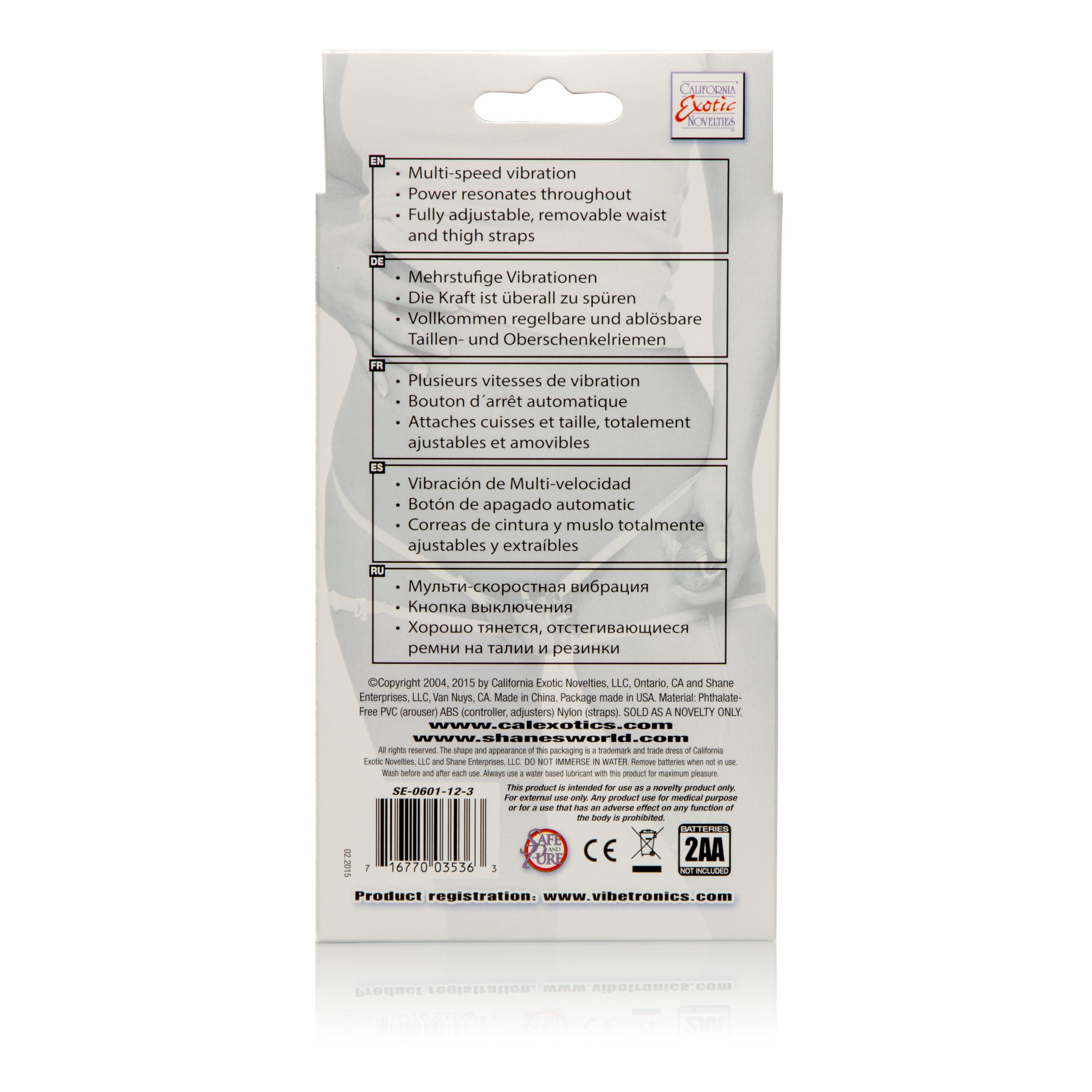 Shanes World Venus Butterfly Clitoral Stimulator with Straps STIMULATORS