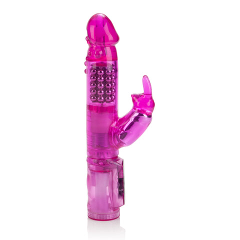 Waterproof Jack Rabbit 5 Rows - Pink VIBRATORS-RABBIT