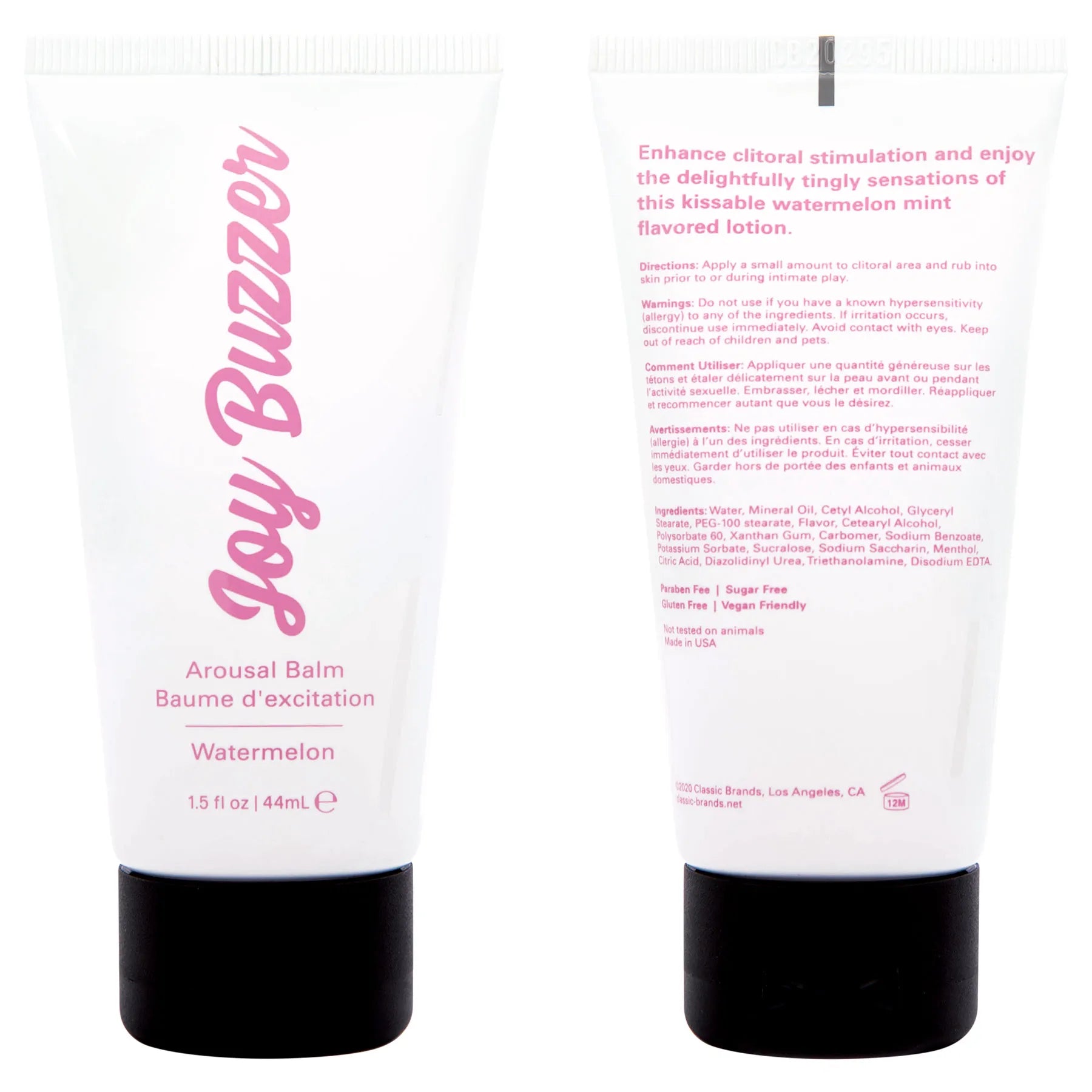 Joy Buzzer Watermelon – Kissable Cooling Lotion for Clitoral Stimulation > Essentials > Womens Enhancers