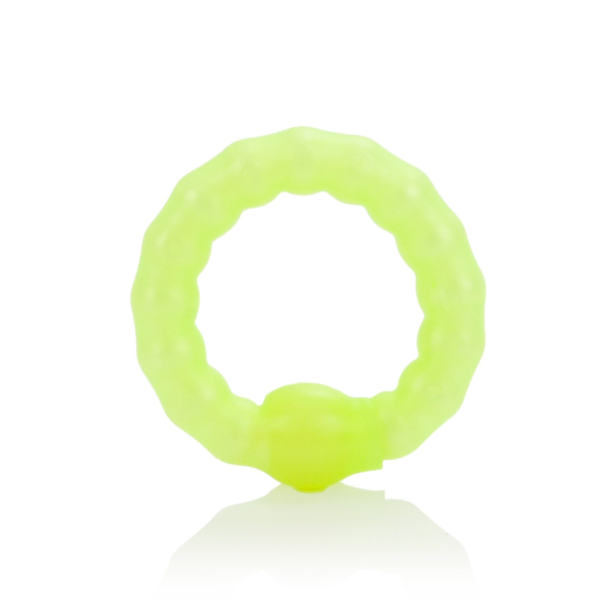 CalExotics Pearl Beaded Stretch Ring with Stimulating Beads – Prolong Ring for Men > Cock Ring > Single