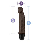 Dr Skin Vibe 6 (Chocolate) – Realistic 9 Inch Vibrating Dildo > Vibrators > Realistic Vibrators