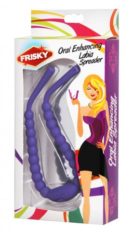 Oral Enhancing Hands Free Labia Spreader in Pink Medical Themed