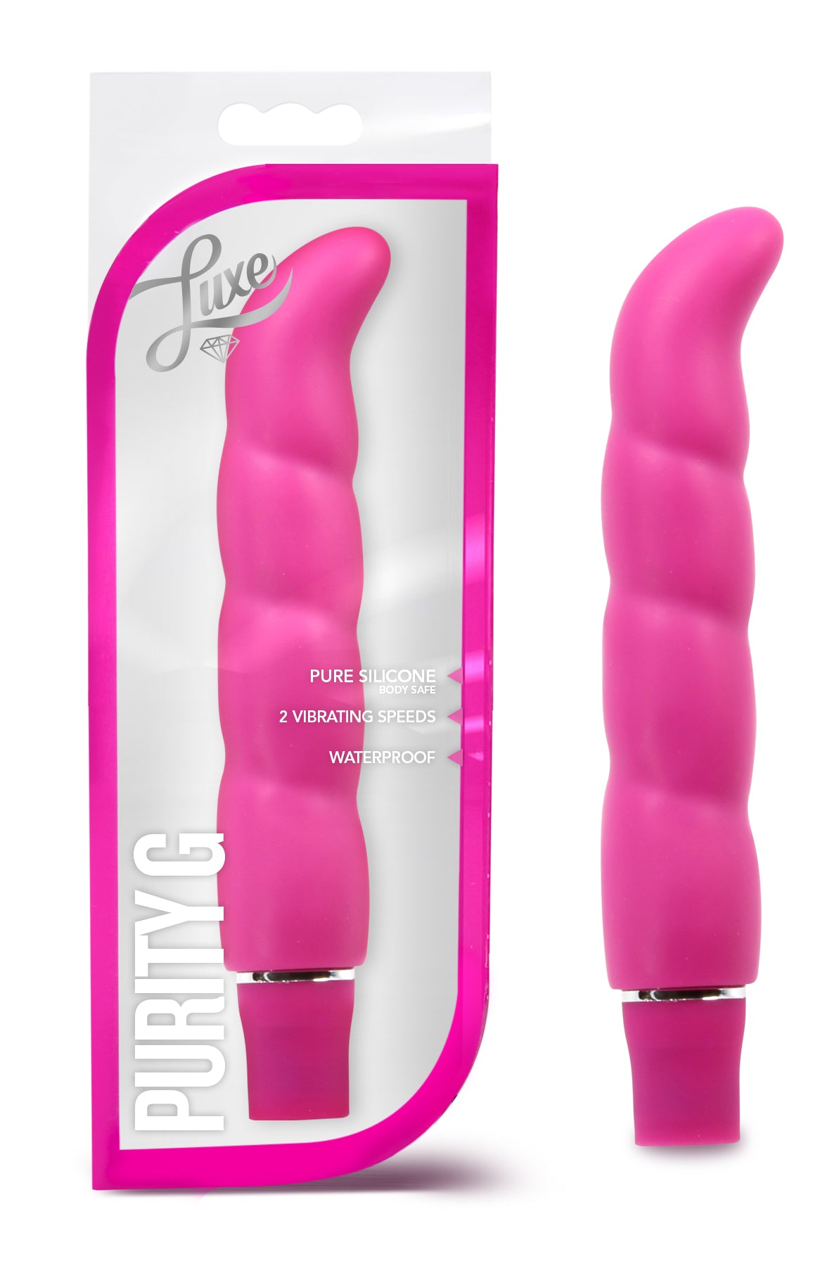 Luxe Purity G Pink 6.25 Inch Vibrating G Spot Toy > Sex Toys For Ladies > G-Spot Vibrators