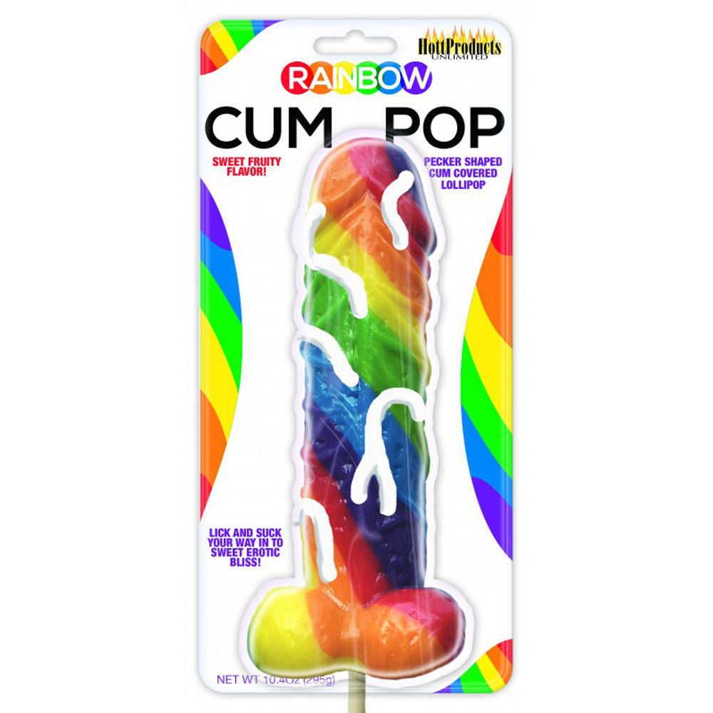 Rainbow Cum Pops Erotic Lollipop With Fruity Sweet Flavor Rainbow > Relaxation Zone > Edible Treats