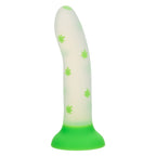 CalExotics Glow Stick Leaf Green Bendable Silicone 6" Dildo > Dildos > Strap On Dildos