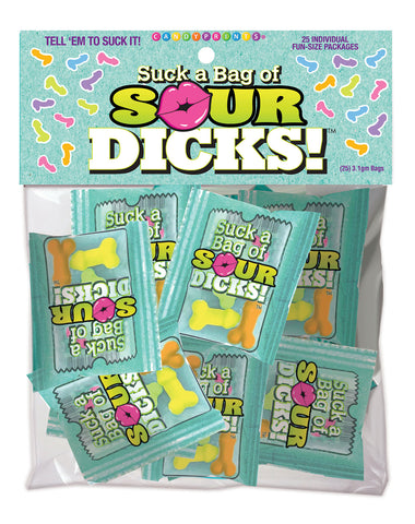 Suck A Bag Of Sour Dicks – Bulk Bag Of 25 Pecker Lollies Candy Default Title > Relaxation Zone > Edible Treats