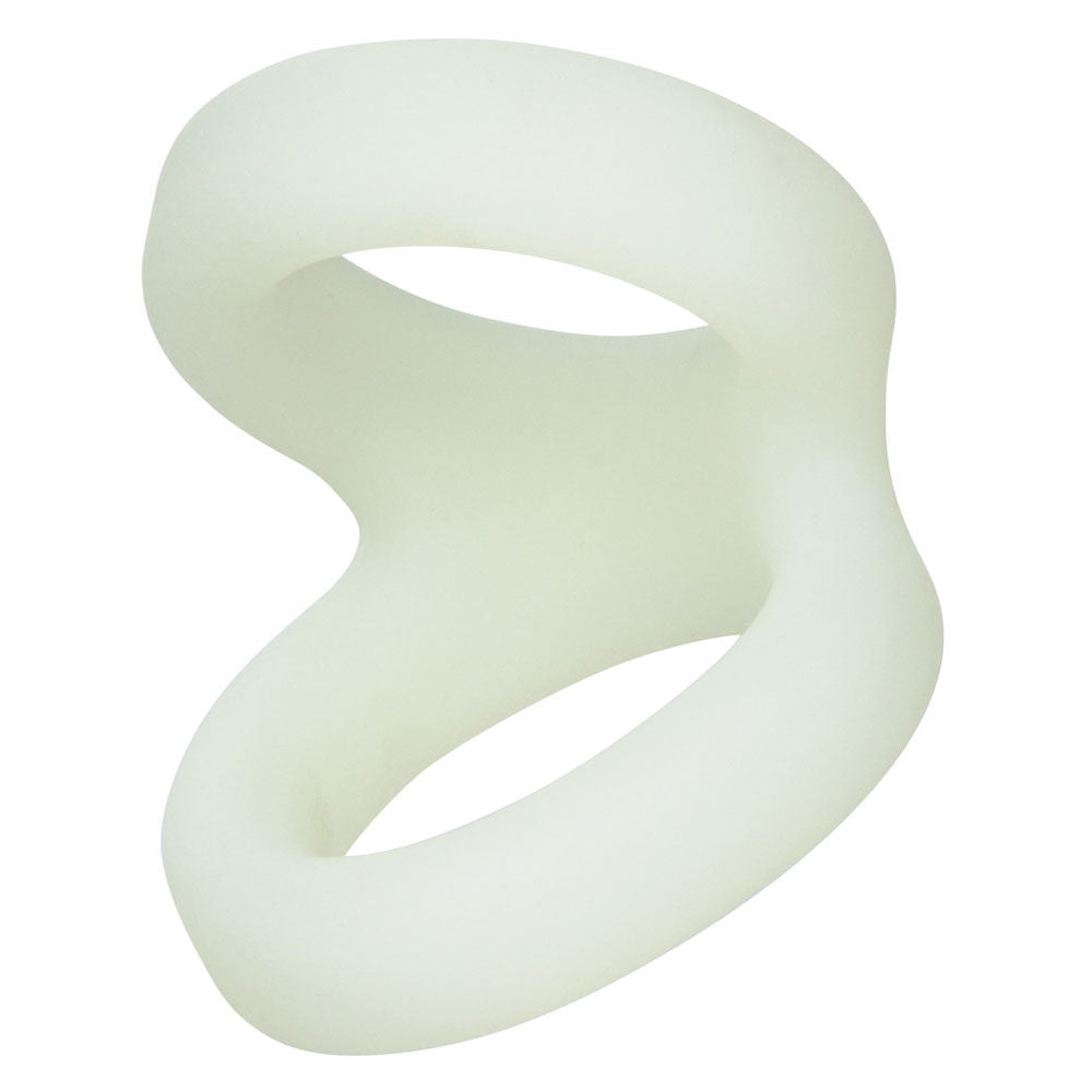 Alpha Liquid Silicone Snug Tugger (Black) – Premium Silicone Stamina Enhancer Sleeve > Cock Ring > Sling