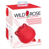 Icon Brands AIR PULSATION Red Wild Rose Sucking & Licking -  Air Pulse & Flicking Stimulator 847841017015