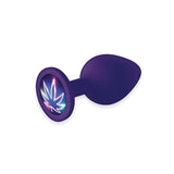 Icon Brands ANAL TOYS Purple The 9's Booty Talk - Neon Leaf 847841028523