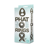 Icon Brands COCK RINGS Charcoal The 9's Phat Rings - Smoke Cock Rings - Set of 3 847841026734