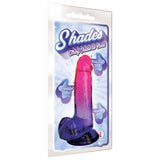 Icon Brands DONGS Purple Shades 8'' Jelly Dong - Purple 20.3 cm Dildo 847841013055