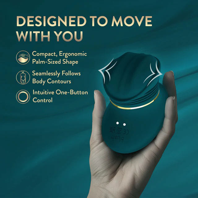 The Blush Collection Riana (Dark Teal) – Clitoral Stimulator > Sex Toys For Ladies > Clitoral Vibrators and Stimulators