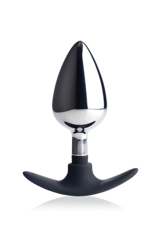 Dark Invader Metal and Silicone Weighted Large Anal Plug > Anal Range > Butt Plugs