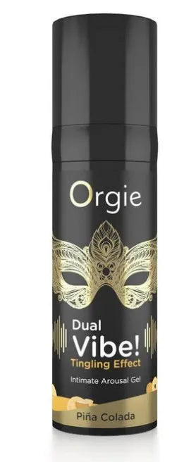 Orgie Dual Vibe Pina Colada – Kissable 15ml Vibrator Gel > Lube > Oral Gels & Sprays