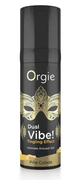 Orgie Dual Vibe Pina Colada – Kissable 15ml Vibrator Gel > Lube > Oral Gels & Sprays