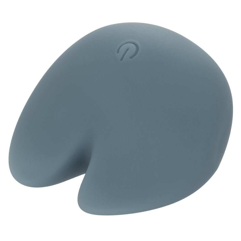 Mod Curve Dual Vibrating Massager Blue Rechargeable Vibrator Finger Stimulator