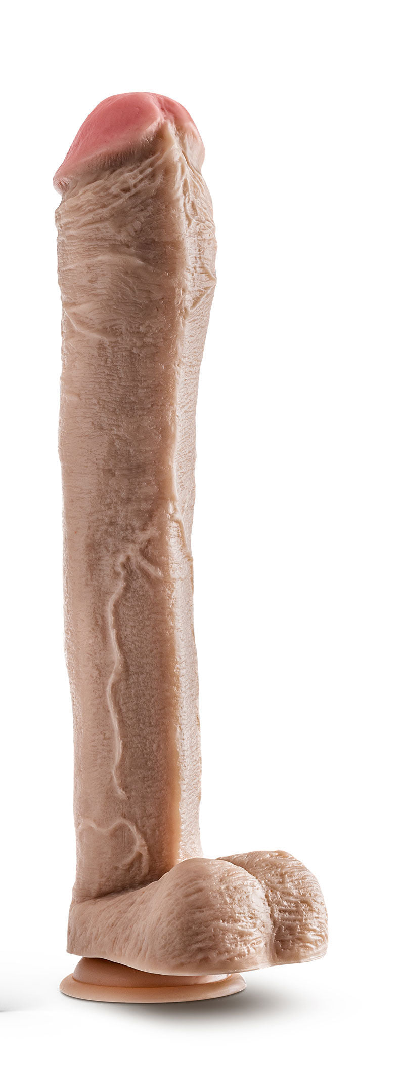 Dr Skin 13 Inch Realistic Beige Dildo With Balls and Suction Cup Dongs Realistic