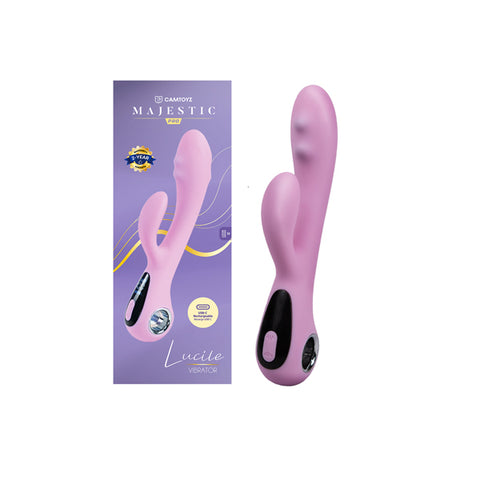 Lucile Majestic Pro USB 10 Mode G Spot Vibrator Purple VIBRATORS-RABBIT