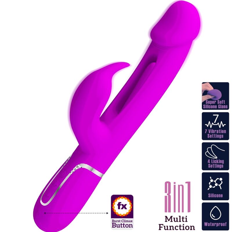 Pretty Love Twinkled Tenderness - Rechargeable Dual Motor Rabbit Vibrator > Vibrators > Ladies > Rabbit