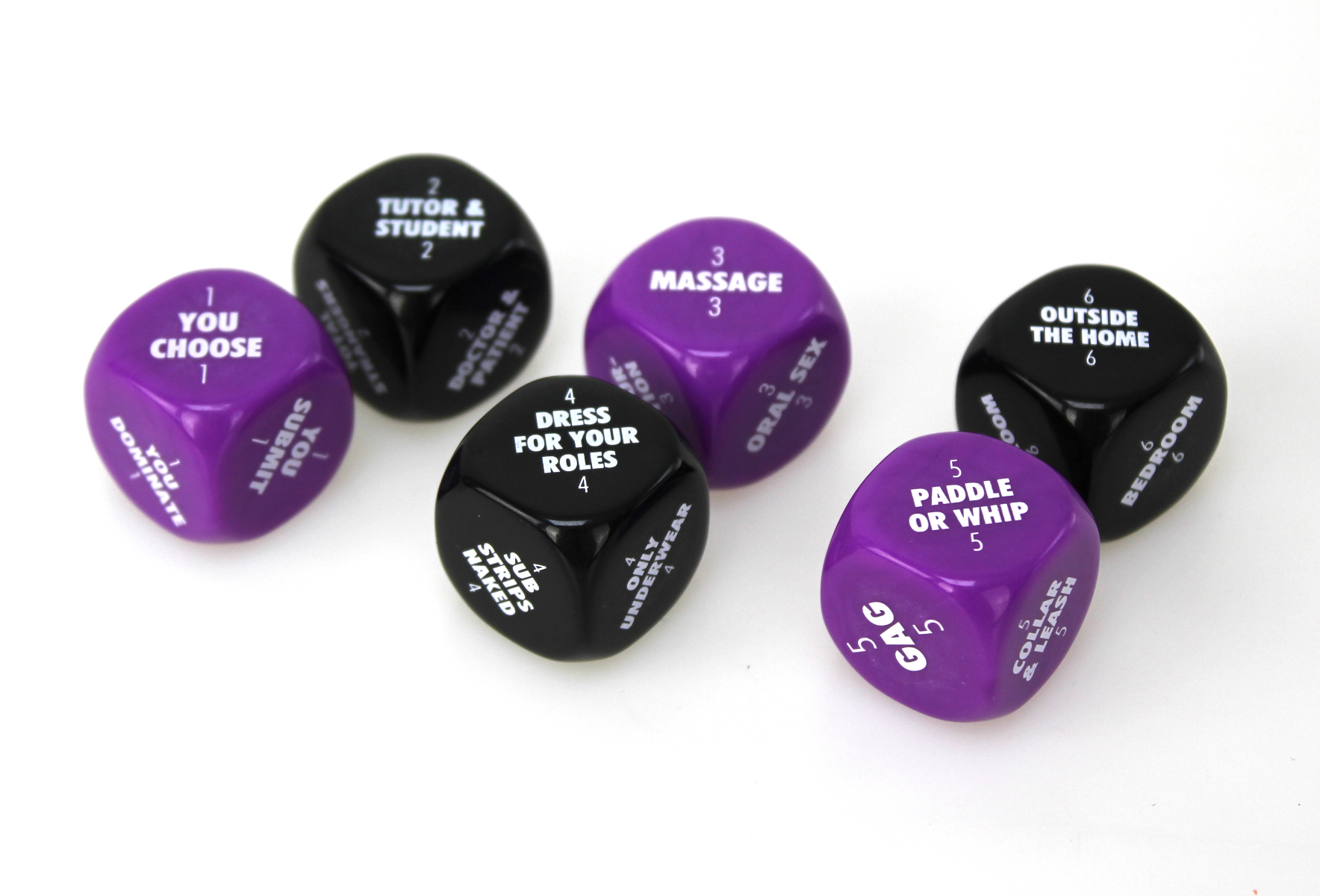 Sexy 6 Dice Kinky Edition – Adult Game > Novelties > Games