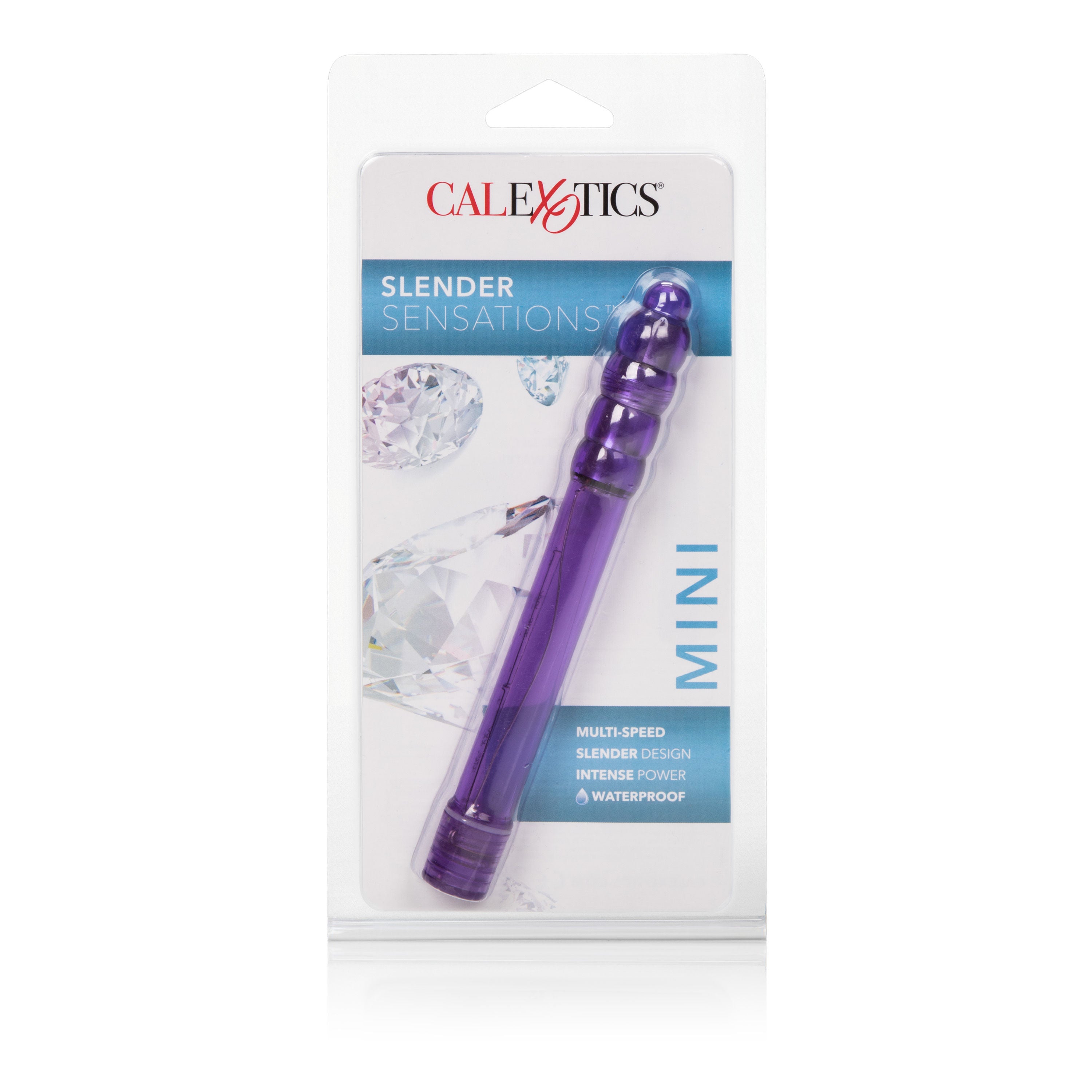 Slender Sensations Purple Ultra-Thin Multi-Speed Massager Toy Vibrators