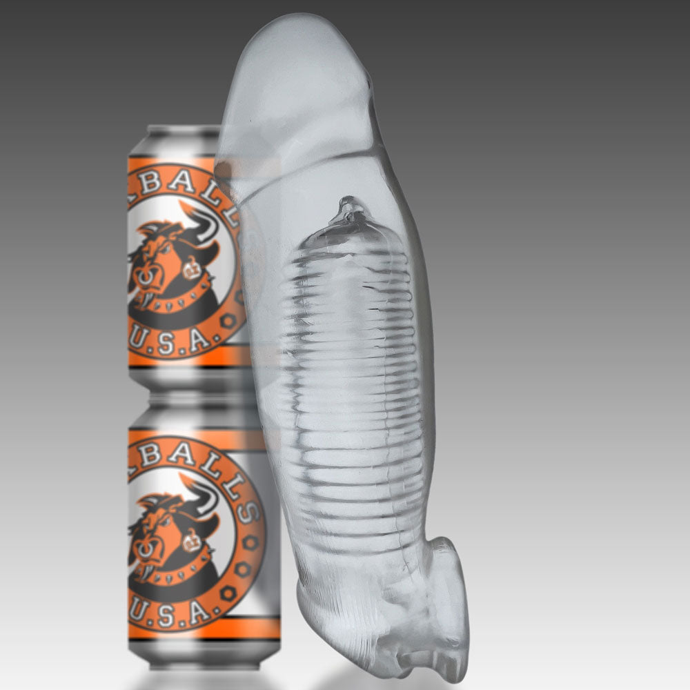 Hulk Gargantic Cocksheath Clear 11in Length 2.5in Width > Sex Toys For Men > Penis Sleeves