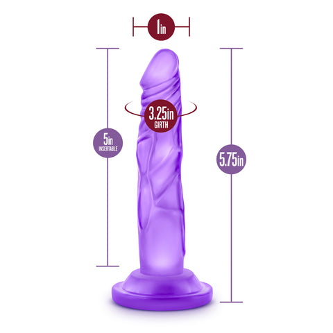 Naturally Yours 5 Inch Mini Pink Suction Cup Dong for Beginners DONGS