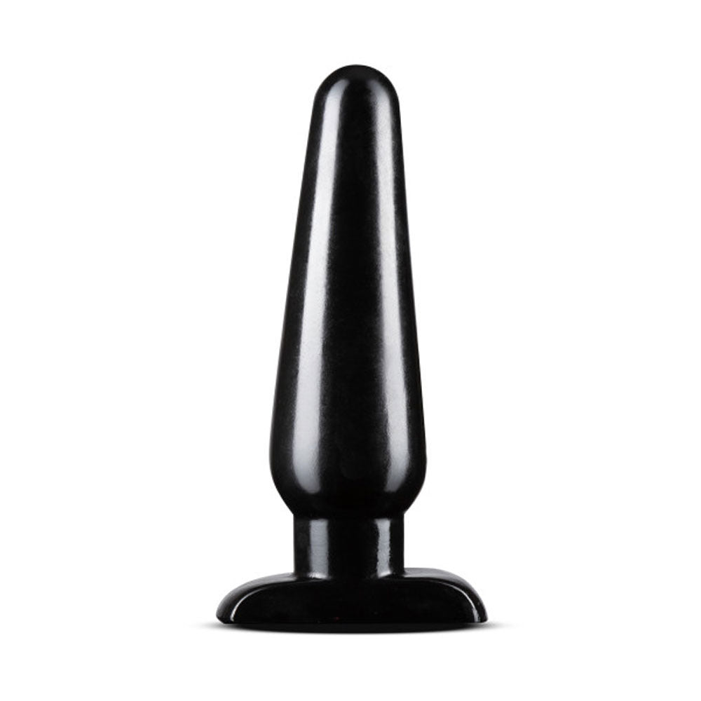 Basic Large Black Anal Plug for Comfortable Intimate Adventures Butt Plugs