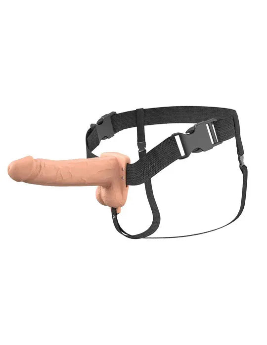 Fantasy X-Tensions Elite (Light) – 7 Inch Vibrating Hollow Silicone Strap-On > Dildos > Strap On Harnesses