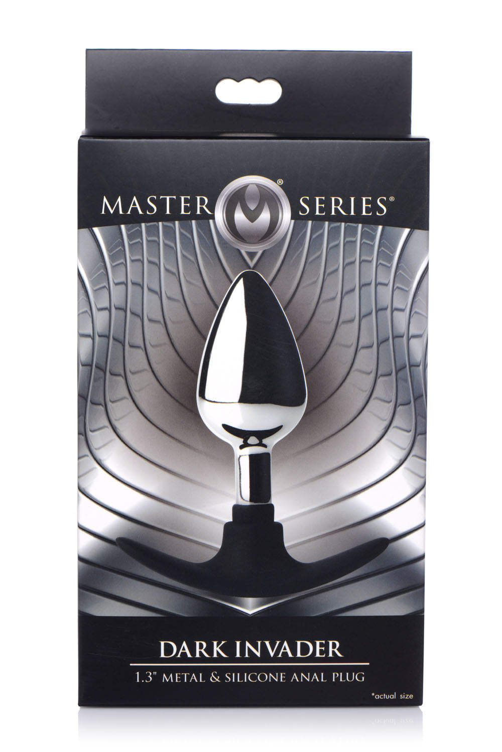 Dark Invader Metal and Silicone Medium Weighted Butt Plug > Anal Range > Butt Plugs