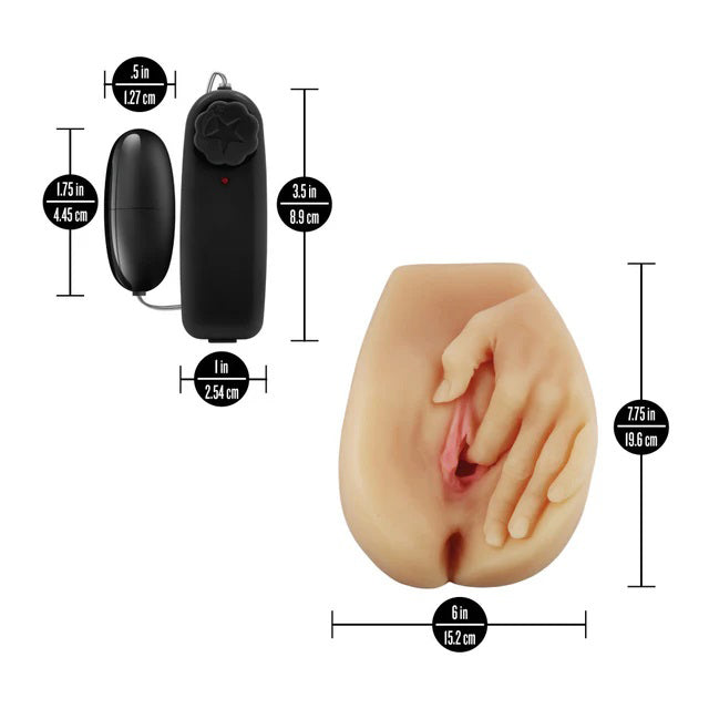 Enlust Selena (Beige) – Life-Sized Masturbator with Dual Openings and Vibrator > Sex Toys For Men > Masturbators > Vibrating