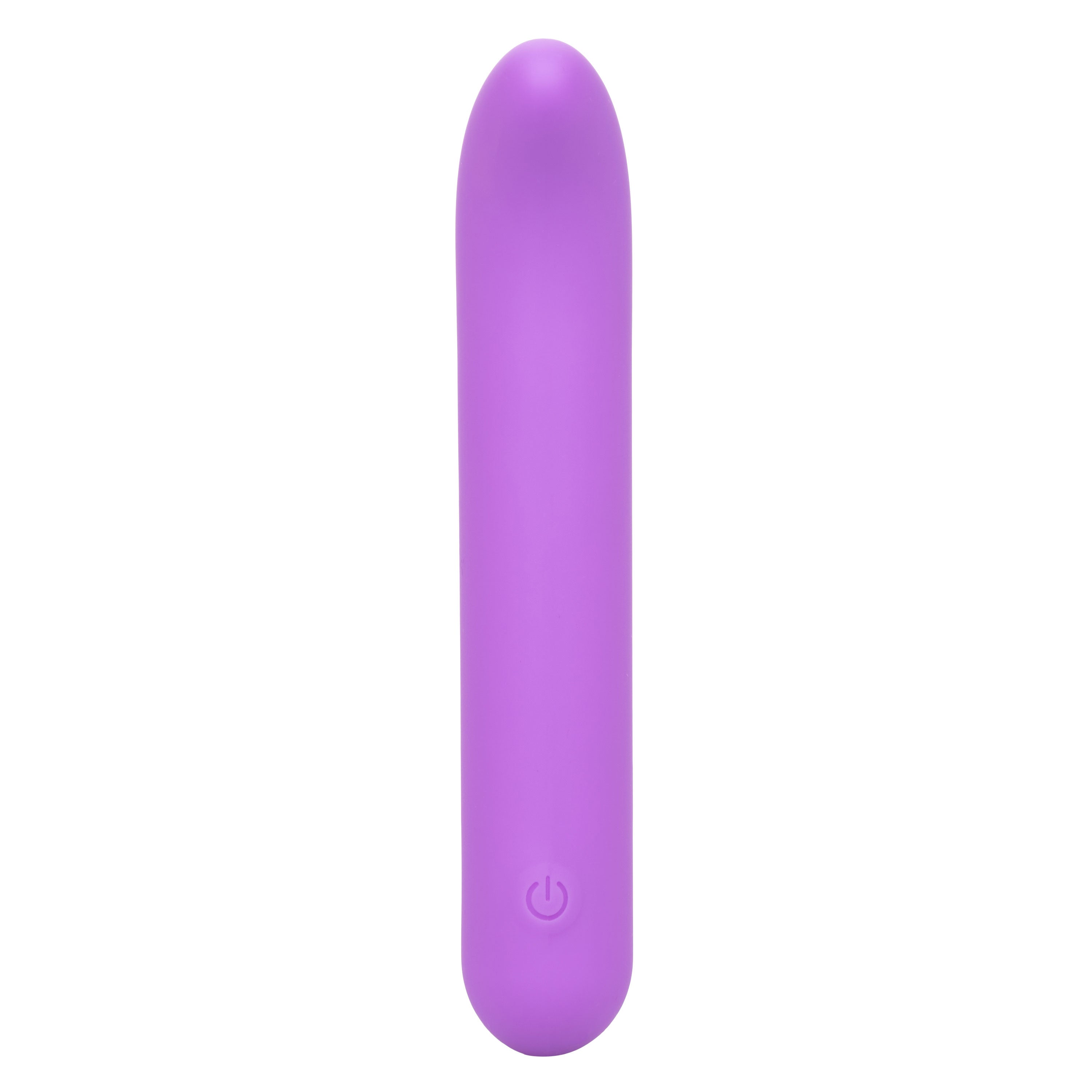 Bliss Liquid Silicone Mini G Vibe Purple USB Rechargeable 10 Speeds BULLETS