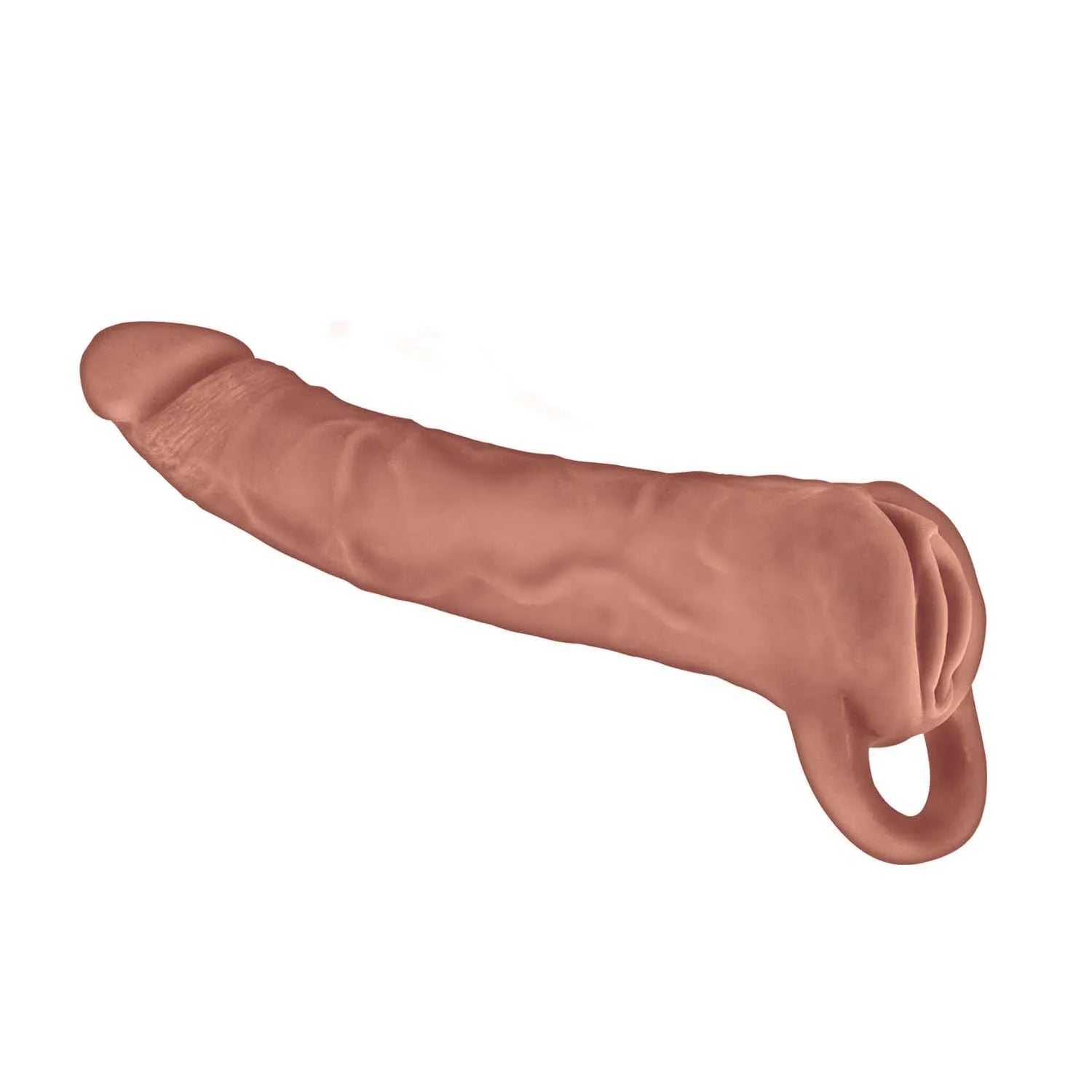 The Great Extender 2 in 1 Realistic Vagina TPR 7 Inch Extender and Masturbator > Sex Toys For Men > Penis Sleeves