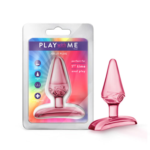 Blush Jolly Plug Blue Petite Beginner Anal Toy Comfortable Design > Anal Range > Butt Plugs