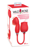 Wild Rose Come Hither & Suction Vibrator – Waterproof Rabbit Vibrator Red > Sex Toys For Ladies > Rose Stimulators