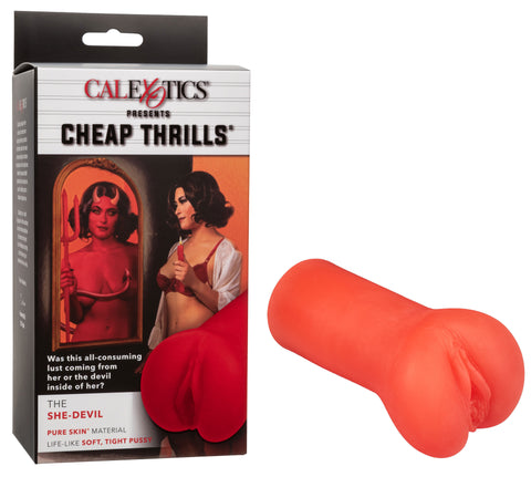 Cheap Thrills She Devil Red Male Masturbation Aid Stroker Default Title Strokers - Fantasy
