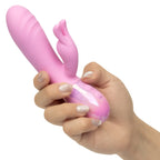 Aura Thrusting Rabbit Vibrator – Dual Motor Waterproof Silicone - 3.5" Insertable
