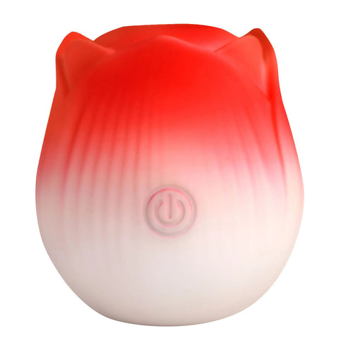 Pulsing Petals Throbbing Rose Wireless Clitoral Stimulator Pink Suction Stimulator