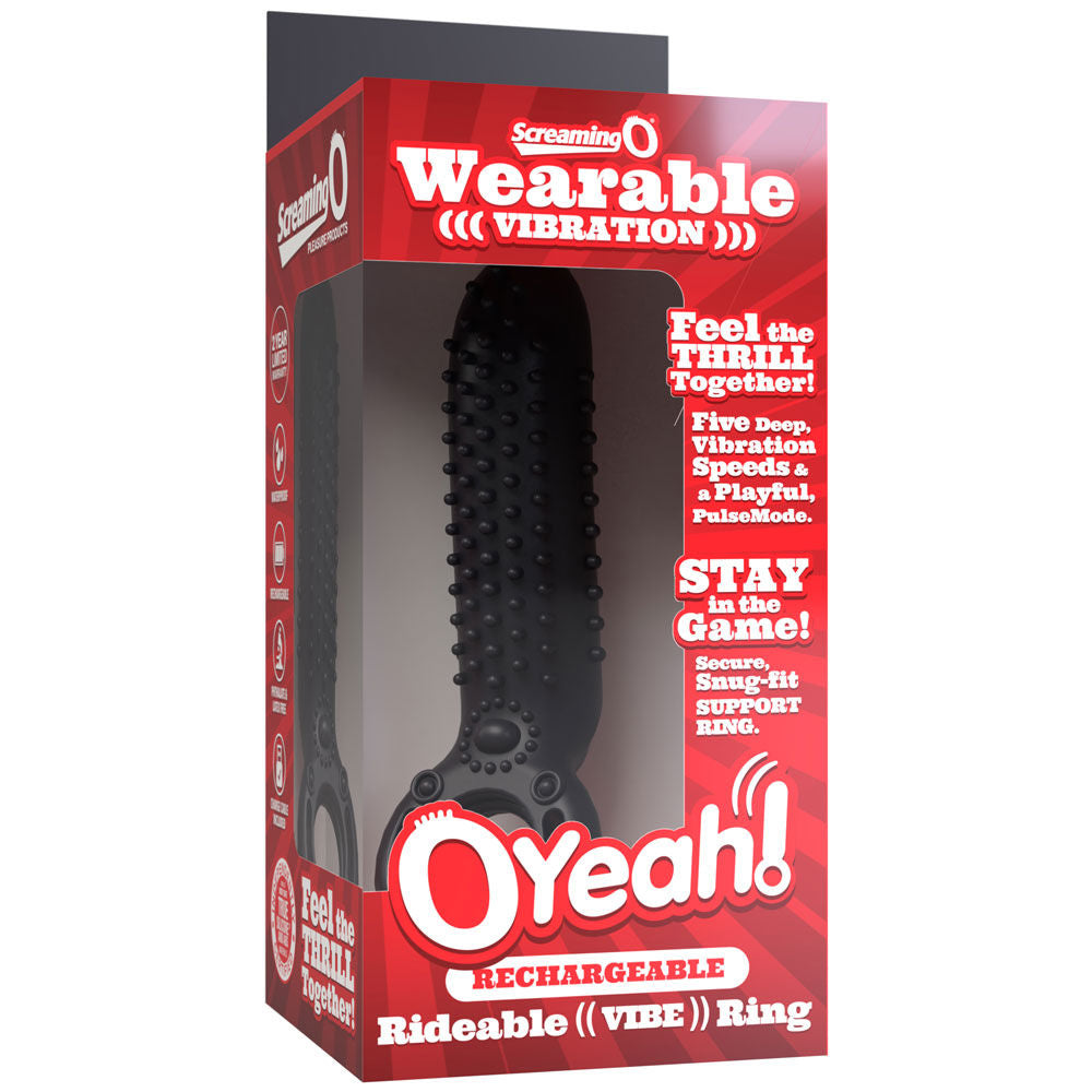 Oyeah Rechargeable Silicone Rideable Vibe Ring – Premium Silicone Vibrating Ring > Cock Ring > Vibrating