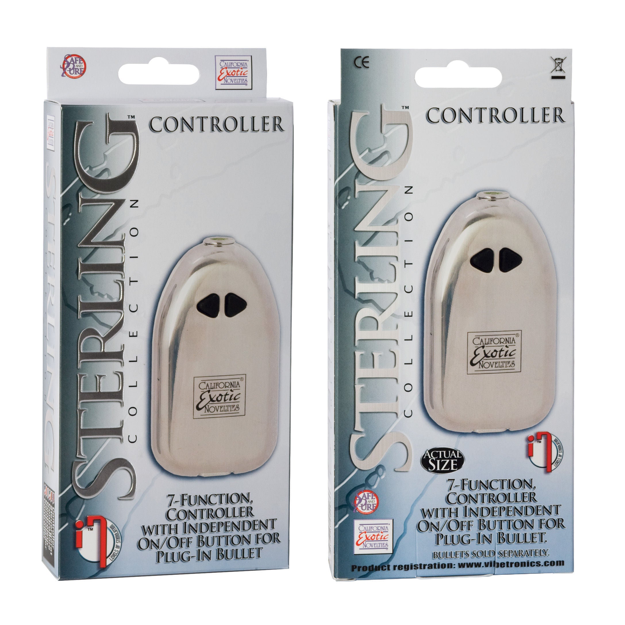 Sterling Collection 7-Function Intimate Controller for Adults BULLETS & EGGS