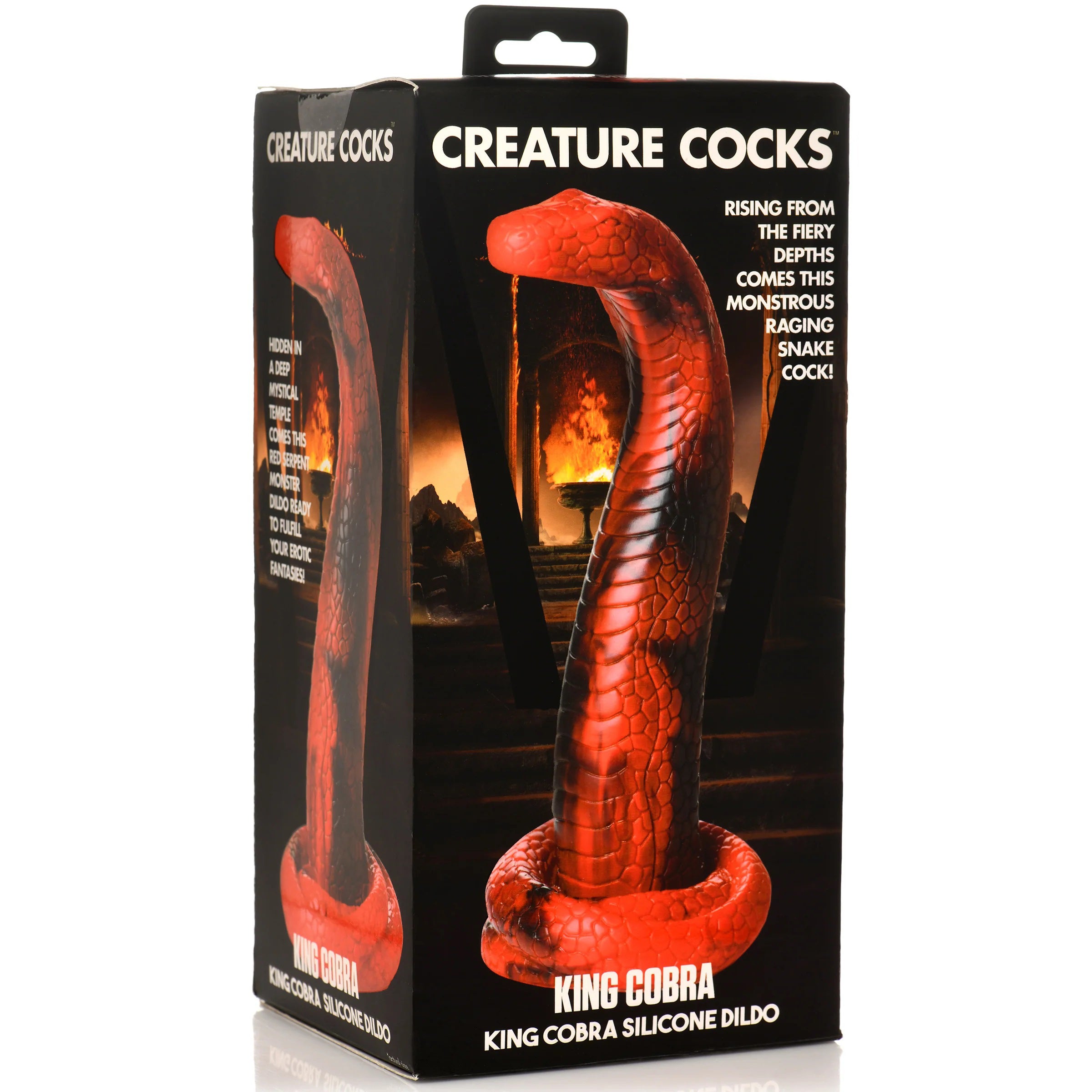 Creature Cocks King Cobra Silicone Dildo for Unique Sensations and Sensual Exploration Fantasy Dongs