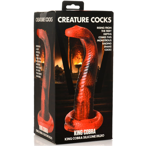 Creature Cocks King Cobra Silicone Dildo for Unique Sensations and Sensual Exploration Fantasy Dongs