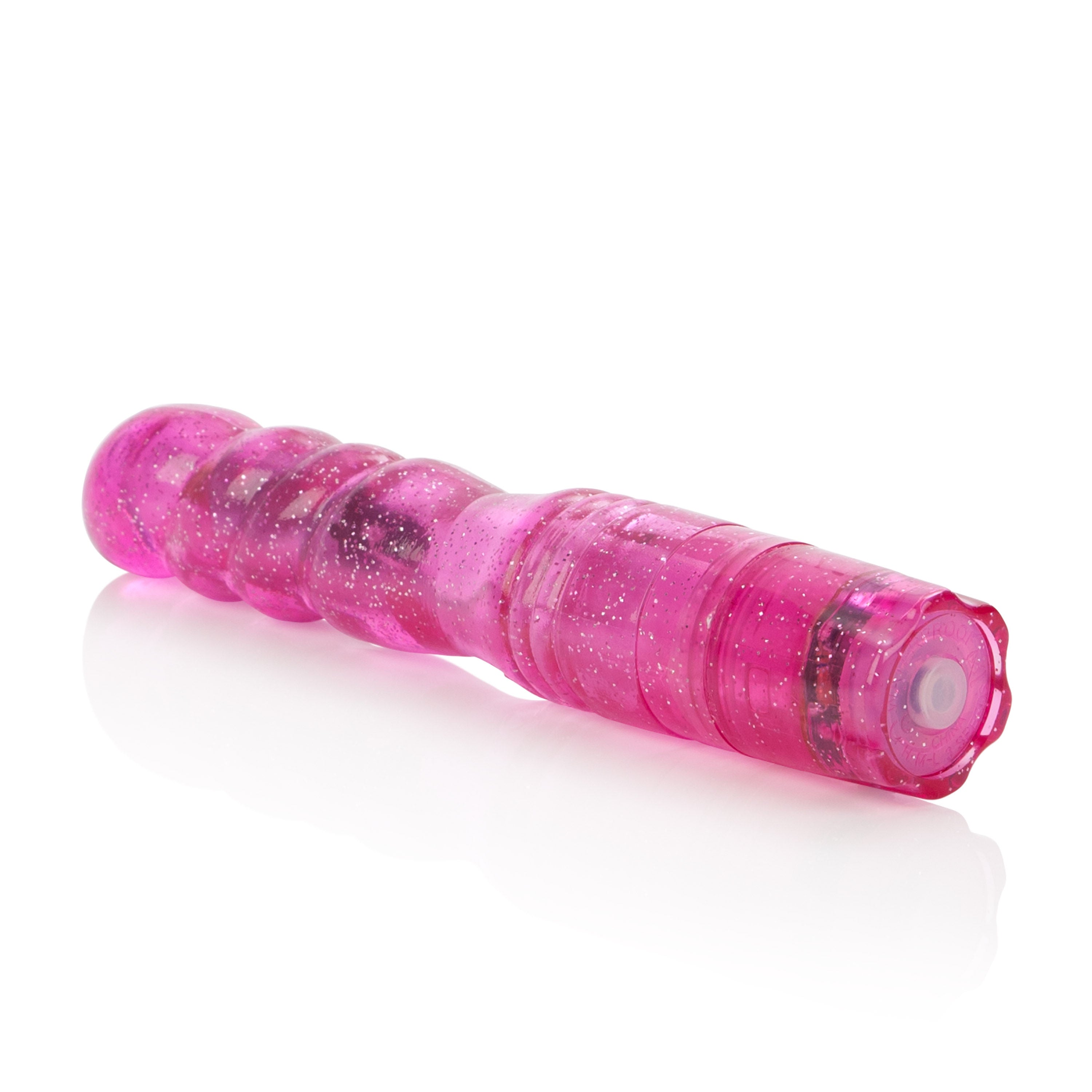 CalExotics Sparkle Softees Nubbie Soft Glittered Massager Toy Pink Vibrators