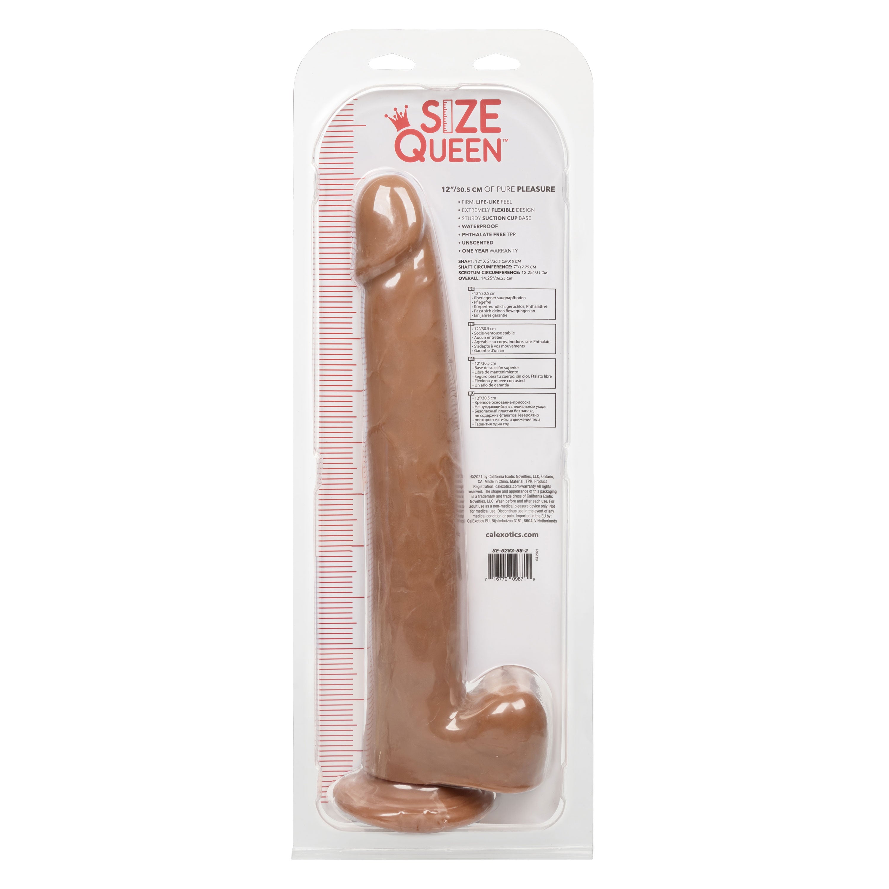 Size Queen 12 Inch Realistic Dildo – Firm 30.5 Cm Dildo > Dildos > Large Dildos
