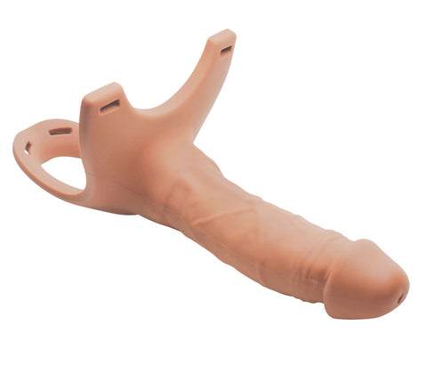 Size Matters Silicone Dildo Strap-On - 15.2 cm Hollow Strap-On STRAP-ONS