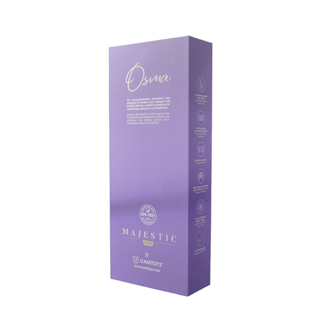 Osma Majestic Pro USB 10 Mode Pearl Rabbit Vibrator Purple VIBRATORS-RABBIT