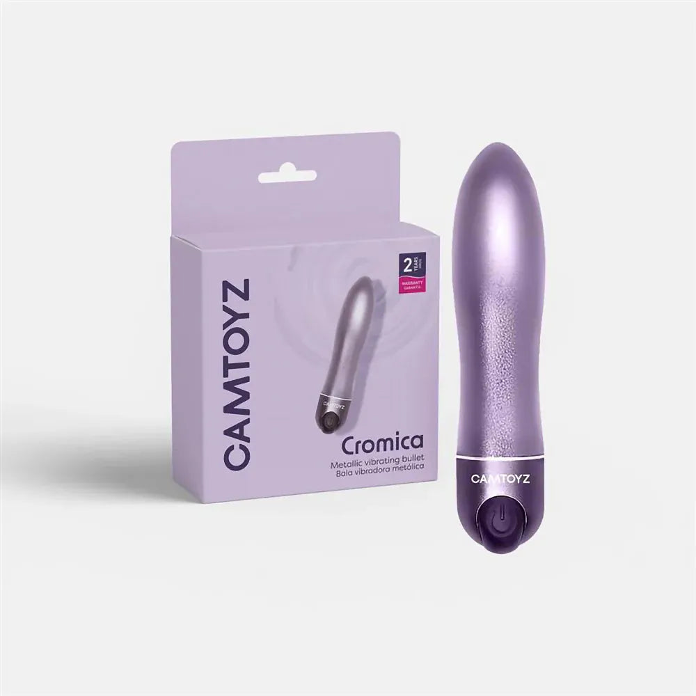 Cromica Camtoyz Metallic – Compact 3.5 Inch Vibrating Bullet Purple > Vibrators > Mini Vibrators