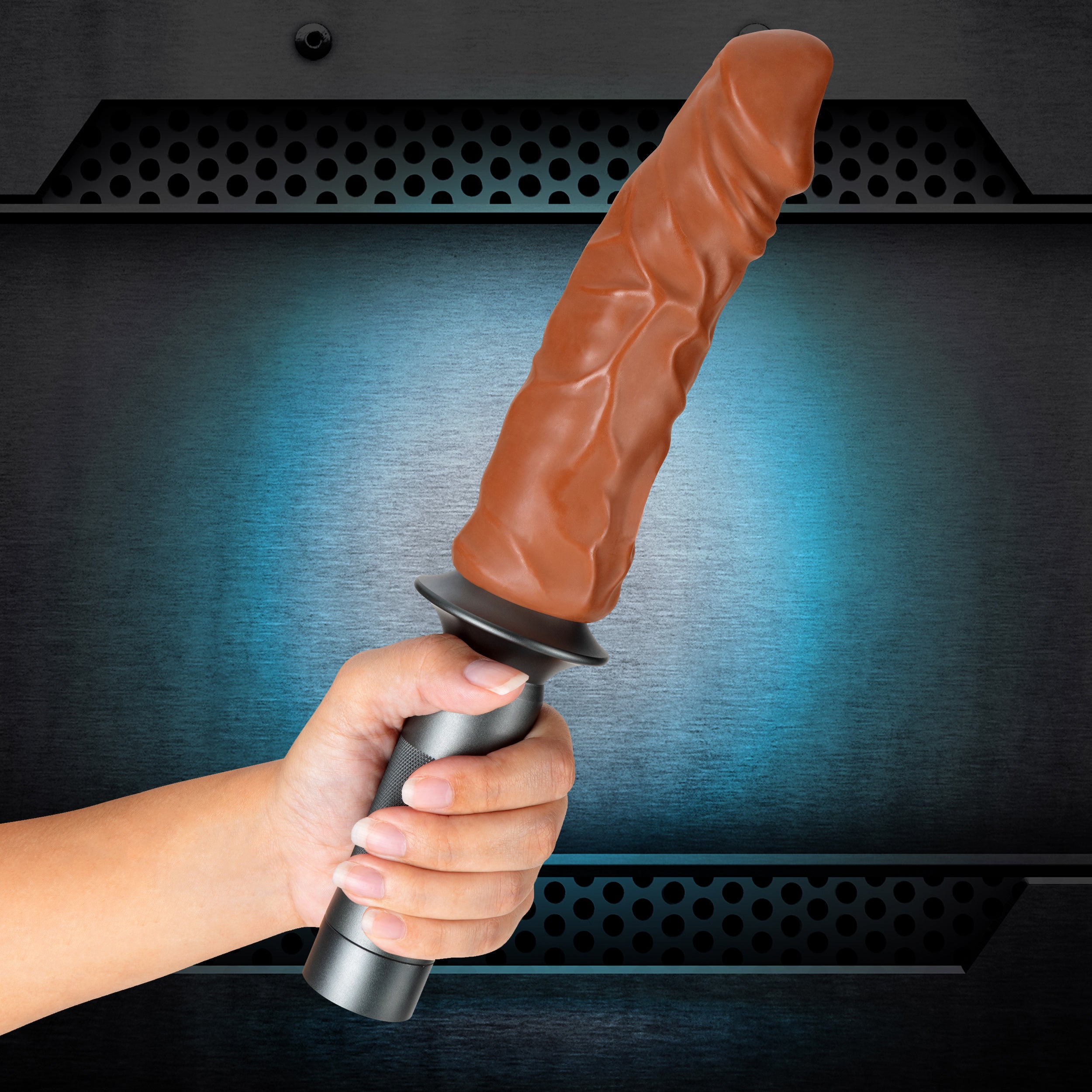 Karbonite Lock On Handle Kit Mocha > Sex Toys > Sex Machines > Attachments