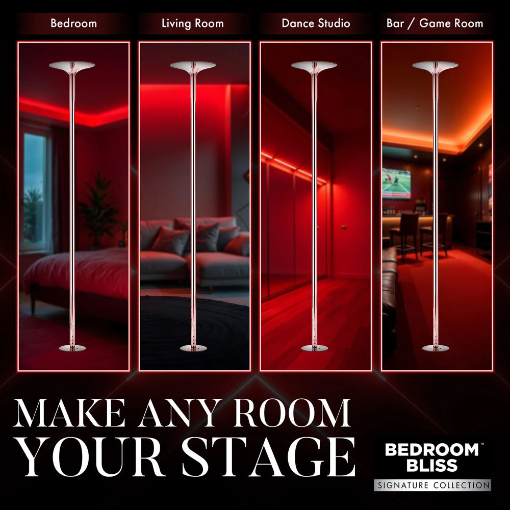 Bedroom Bliss Deluxe Dance Pole for Adult Intimacy and Play Sex Furniture