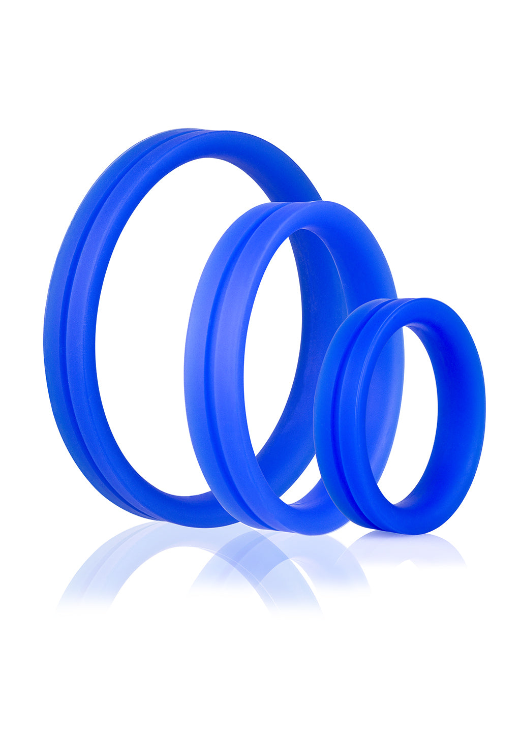 RingO Pro X3 – Durable True Silicone Cock Ring Set with Three Sizes (1.25-2.25 inch diameter) Secondary image